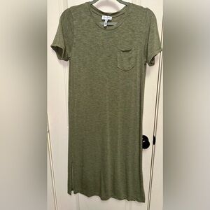 Green tshirt dress size small